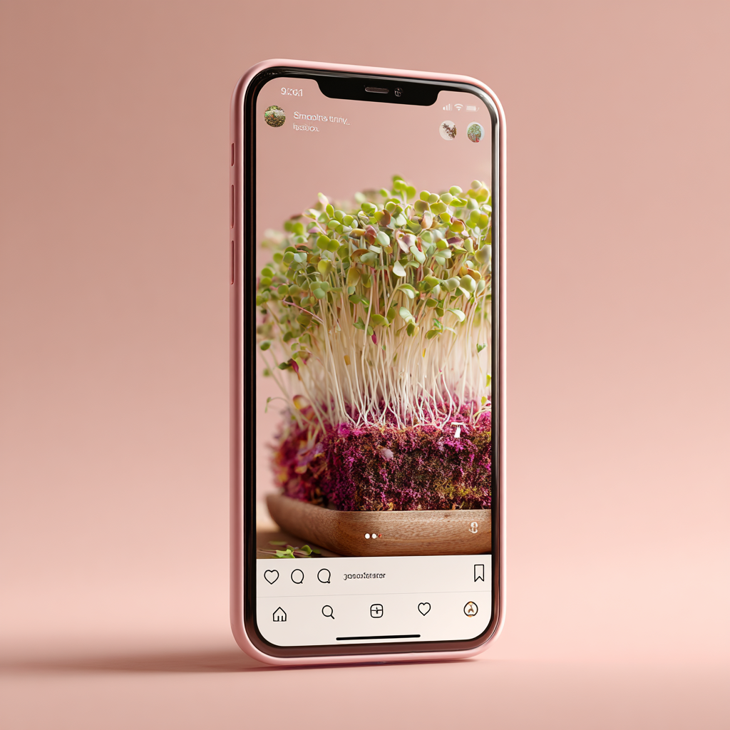 Beautiful microgreens